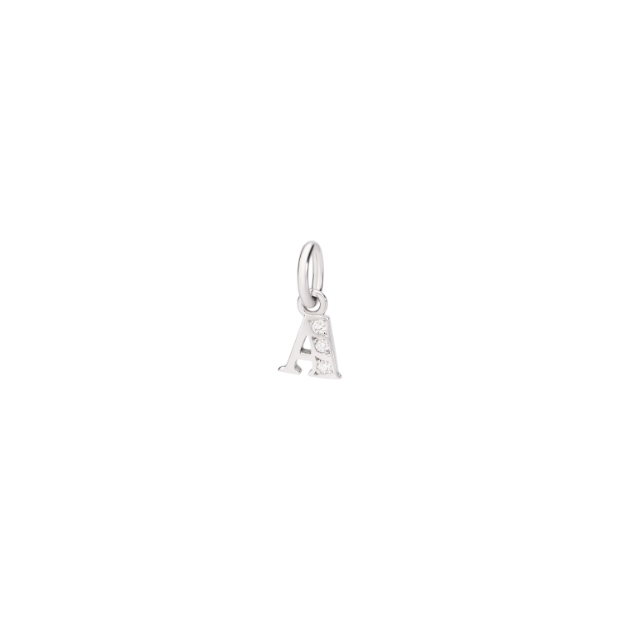 精致字母a吊坠
