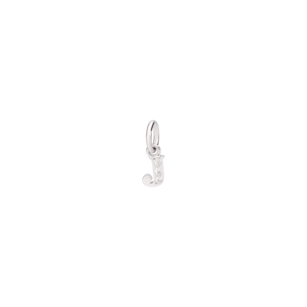 Precious Letter J Charm