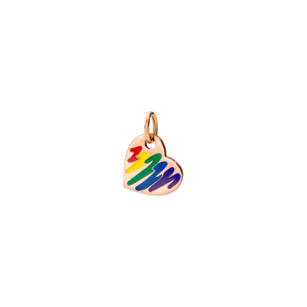 Pendentif Cœur Arc-en-ciel