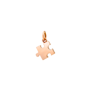 Colgante Puzzle - Oro Rosa 9k