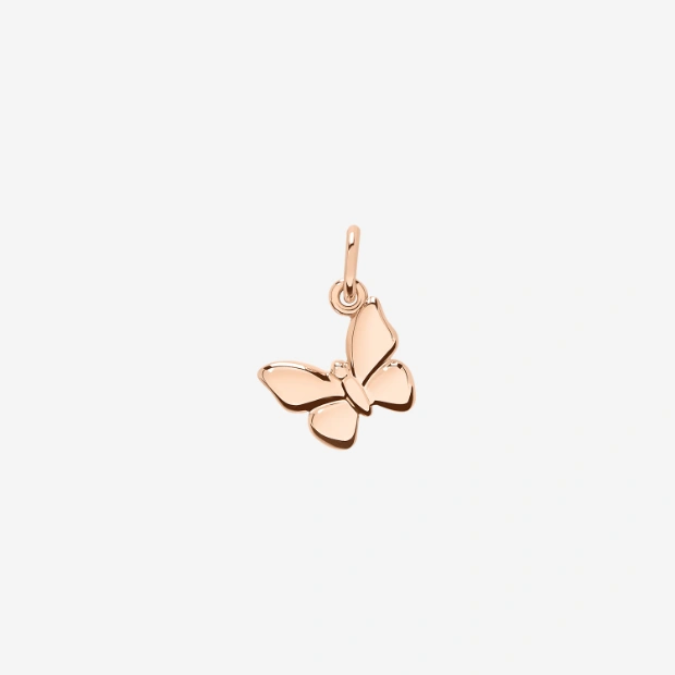 Rose Gold Butterfly Charm