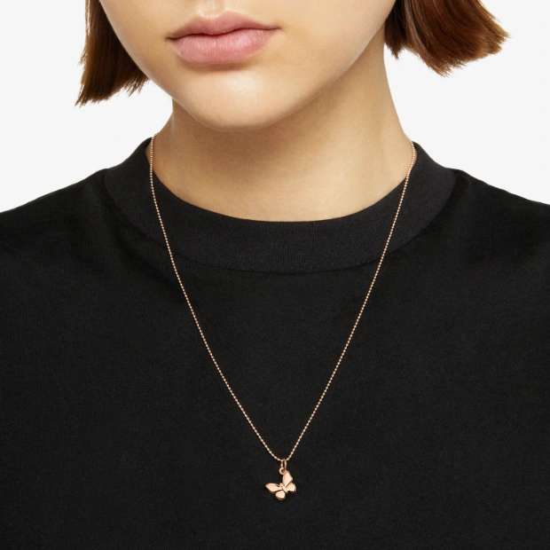 Rose Gold Butterfly Charm