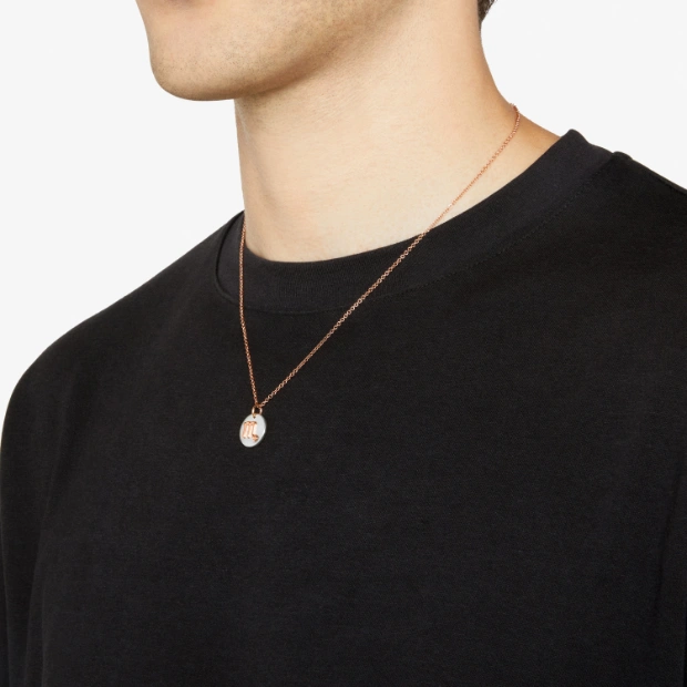 Silver & Rose Gold Scorpio Charm