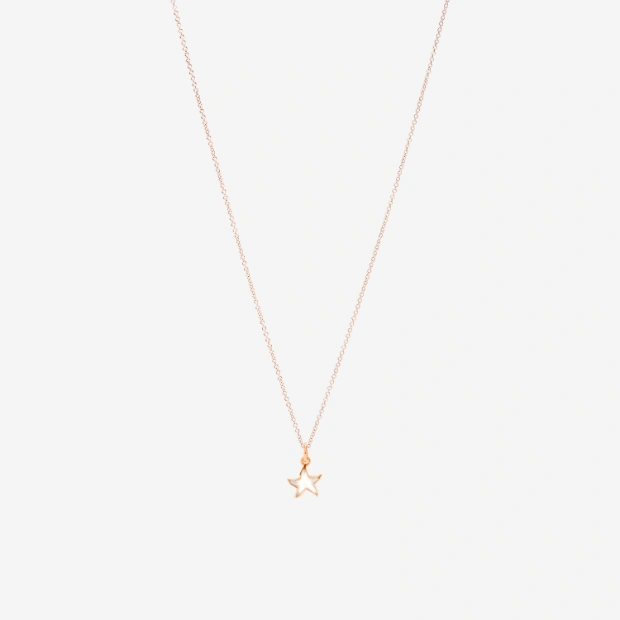 Rose Gold & Enamel Star Charm