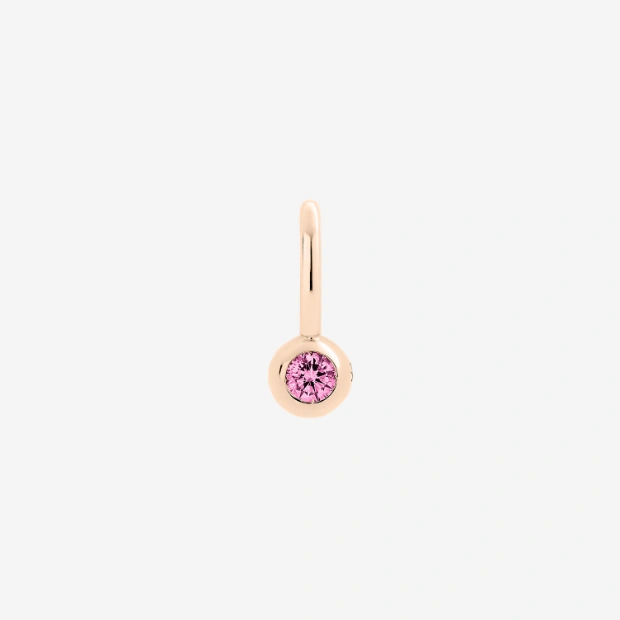 Ciondolo Bollicine Oro Rosa & Zaffiro