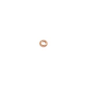 Rondelle Component - 9k Rose Gold