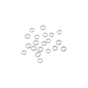 Rondelle Components - Silver