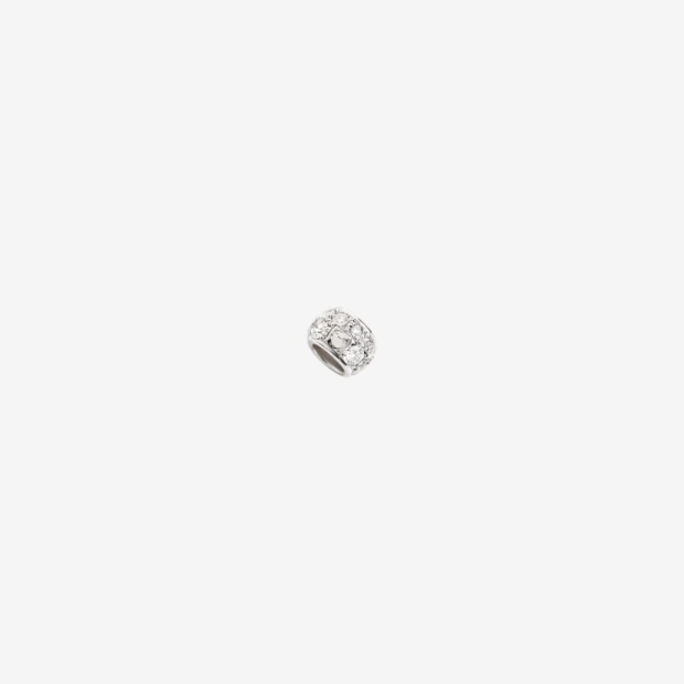 Composant Rondelle Or Blanc & Diamants