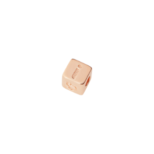 Small Letter Cube I - Online Exclusive - 9k Rose Gold