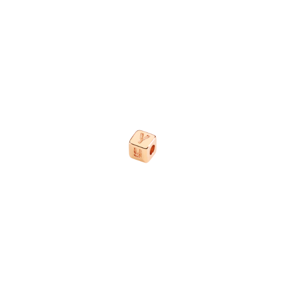 Gold Plated Silver Cube Component