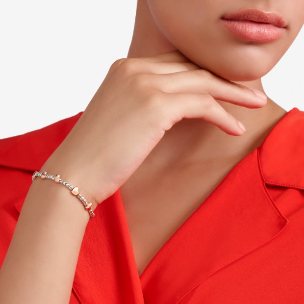 Rose Gold Heart Component