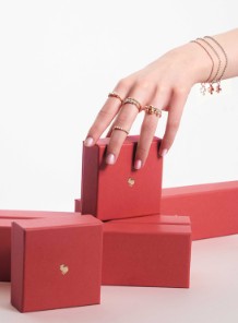 Hand Holding Gift Boxes